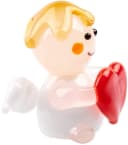 SIKORA Mini Glasfigur Engel mit Herz 1,4 cm Bild 3