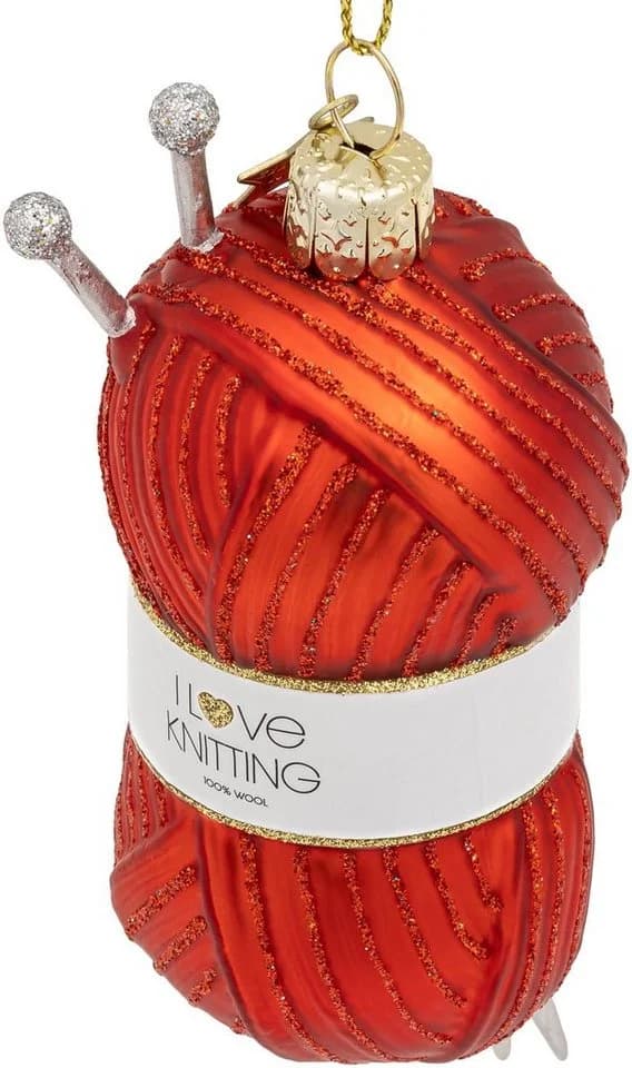 SIKORA Christbaumschmuck Wollknäul BS619