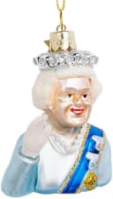 SIKORA Christbaumschmuck Queen Elizabeth besondere Weihnachtskugel Glas Anhänger – BS011 Bild 1