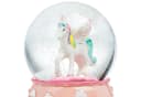 SIKORA Schneekugel SK45 Mittelgroße Glas Schneekugel Einhorn Regenbogenfarben Bild 5