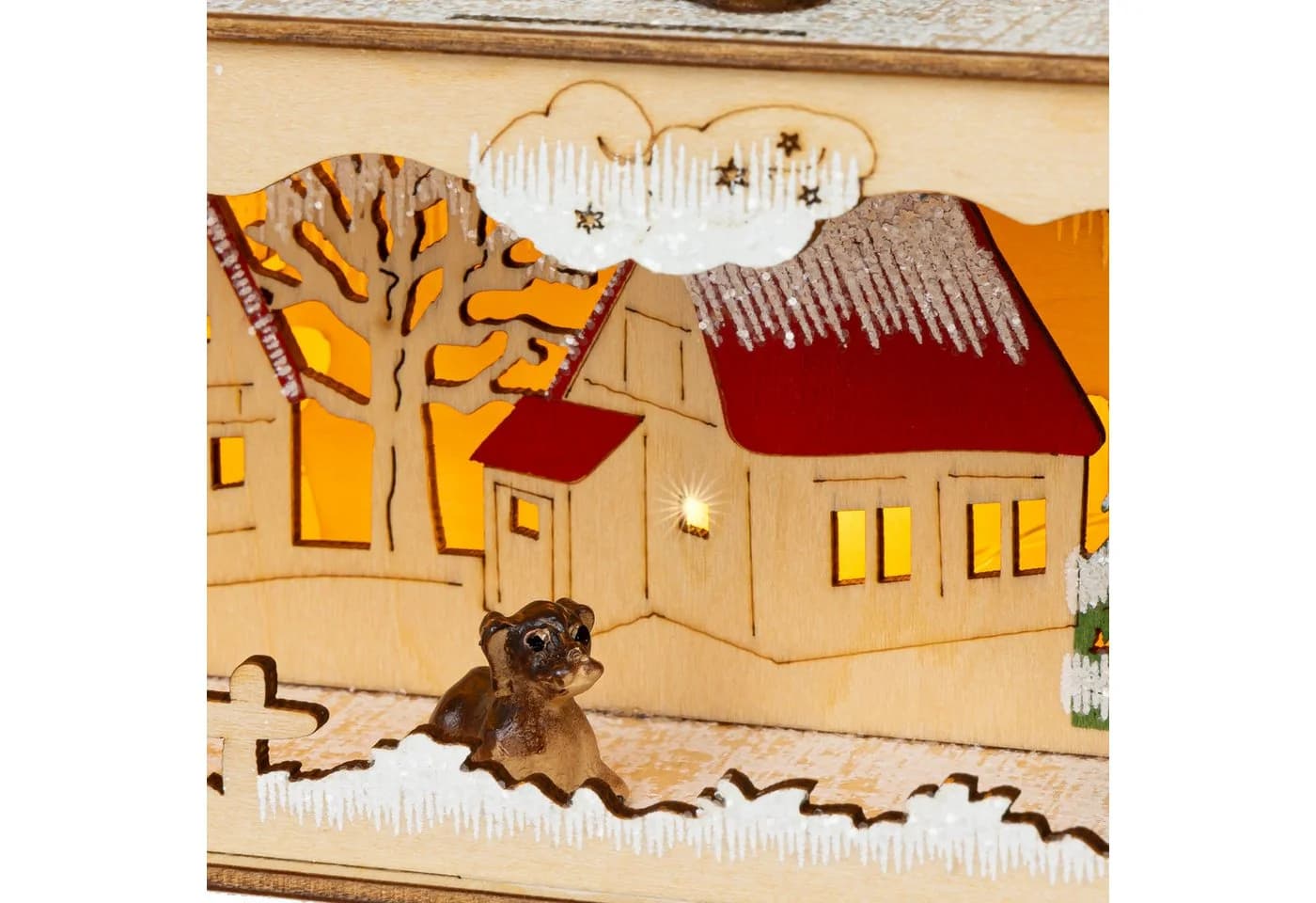 SIKORA Schwibbogen LB98 farbenfrohes Holz Dekoobjekt mit LED Beleuchtung für Weihnachten - Bild 5