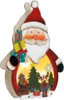 SIKORA Weihnachtsfigur DK01 LED Holz Dekofigur Bild 3