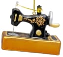SIKORA Weihnachtsbaumkugel Nähmaschine Glas Anhänger BS044 Bild 2