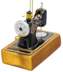 SIKORA Weihnachtsbaumkugel Nähmaschine Glas Anhänger BS044 Bild 3