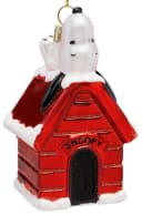 SIKORA Weihnachtsbaumkugel Snoopy Glas Anhänger BS064 Bild 2