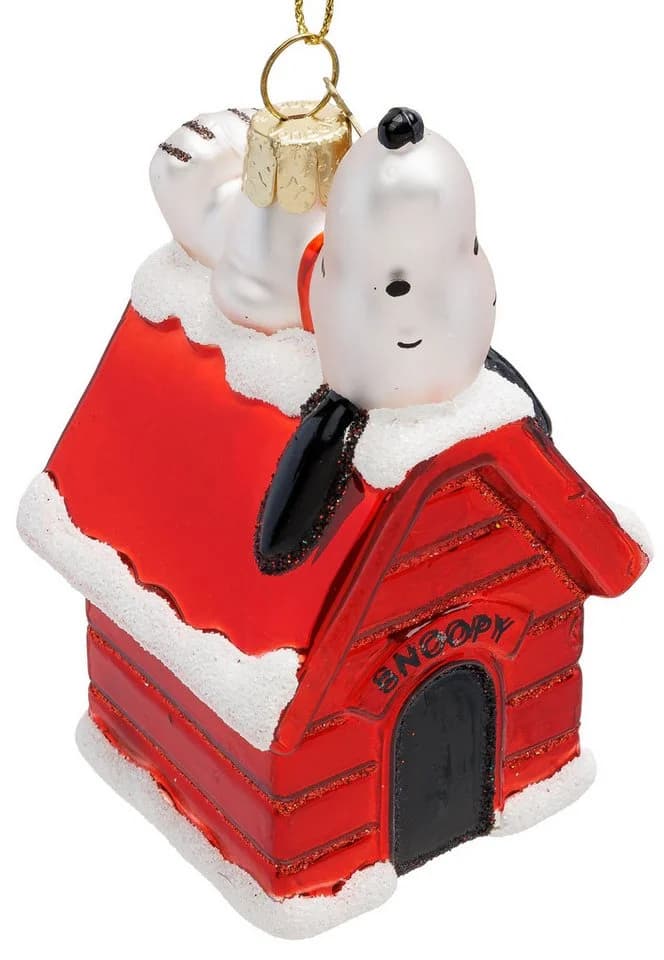 SIKORA Weihnachtsbaumkugel Snoopy Glas Anhänger BS064 - Bild 3