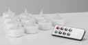 GartenHero 10x LED Teelichter mit Fernbedienung Timer Dimmbar Bild 3