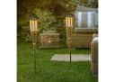 GartenHero LED Solar Gartenfackel Bambus Warmweiß Bild 2