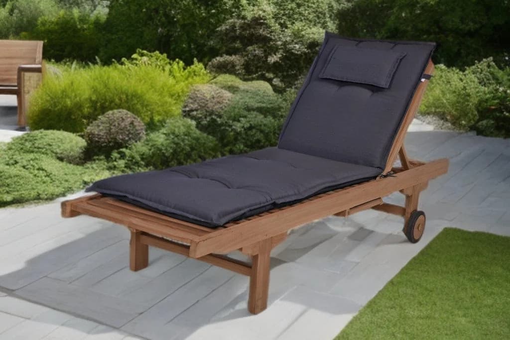 GartenHero Liegenauflage Anthrazit 8 cm Polsterung - Bild 2