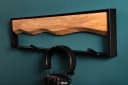 riess-ambiente Wandgarderobe AMAZONAS Industrial Mangoholz Metall 4 Haken Bild 1
