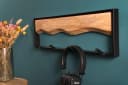 riess-ambiente Wandgarderobe AMAZONAS Industrial Mangoholz Metall 4 Haken Bild 2