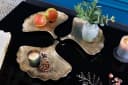 riess-ambiente Dekoschale GINKGO 30cm gold (Set, 3 St) Bild 1