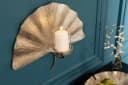 riess-ambiente Wandkerzenhalter GINKGO Silber Handgefertigt Bild 4