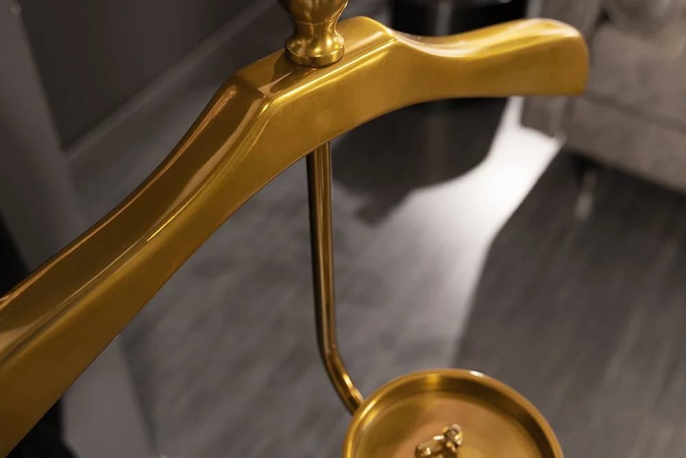 riess-ambiente Garderobenständer VALET 130cm Gold Aluminium - Bild 3