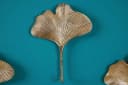 riess-ambiente Wandgarderobe GINKGO 30cm Gold 3er Set Metall Bild 3