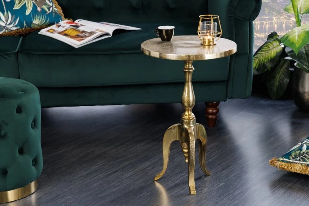 riess-ambiente Beistelltisch SAVOY Gold Barock Handarbeit Metall - Bild 2