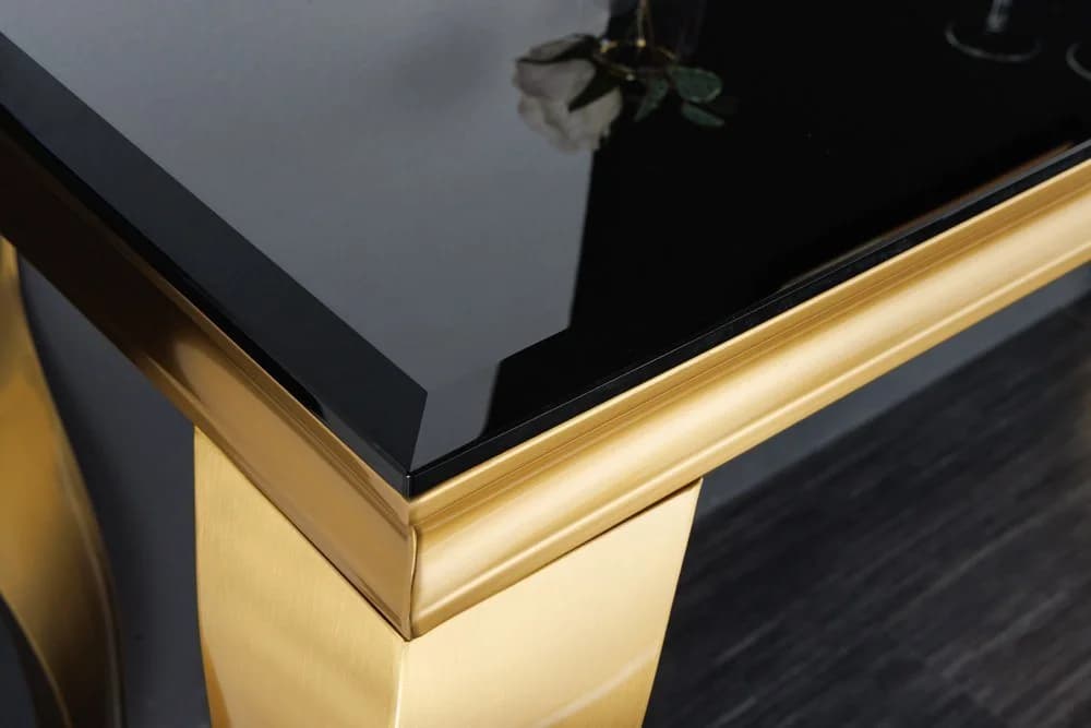 riess-ambiente Konsolentisch Modern Barock 145cm Schwarz/Gold - Bild 4