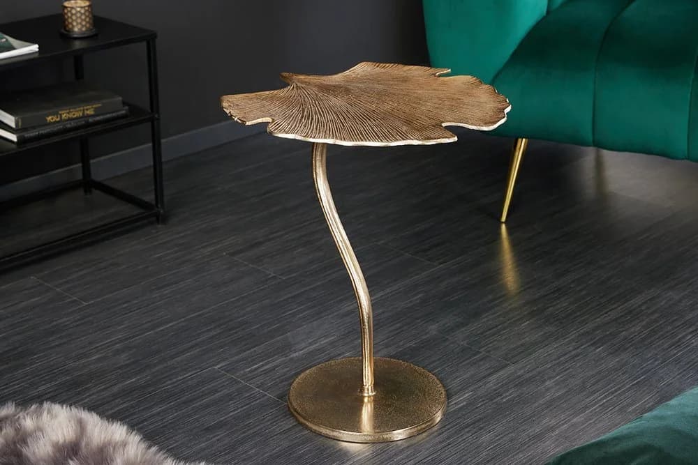 riess-ambiente Beistelltisch GINKGO LEAF 55cm Gold - Bild 3