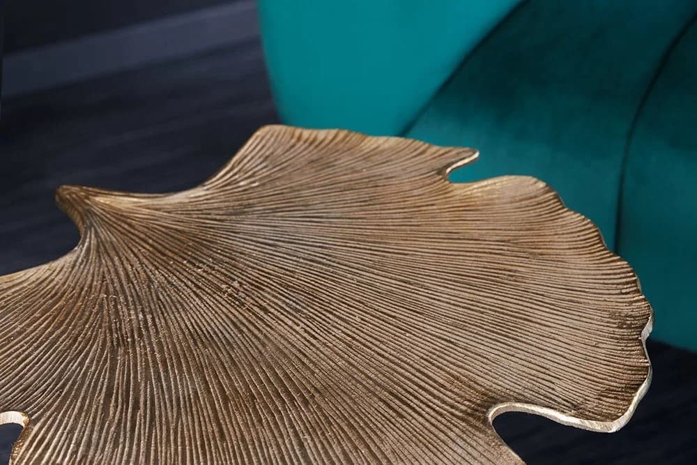 riess-ambiente Beistelltisch GINKGO LEAF 55cm Gold - Bild 4