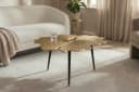 riess-ambiente Couchtisch GINKGO LEAFS 75cm gold / schwarz Bild 1