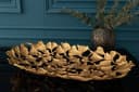 riess-ambiente Dekoschale GINKGO LEAFS 40cm Gold Handarbeit Bild 1