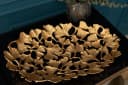 riess-ambiente Dekoschale GINKGO LEAFS 40cm Gold Handarbeit Bild 3