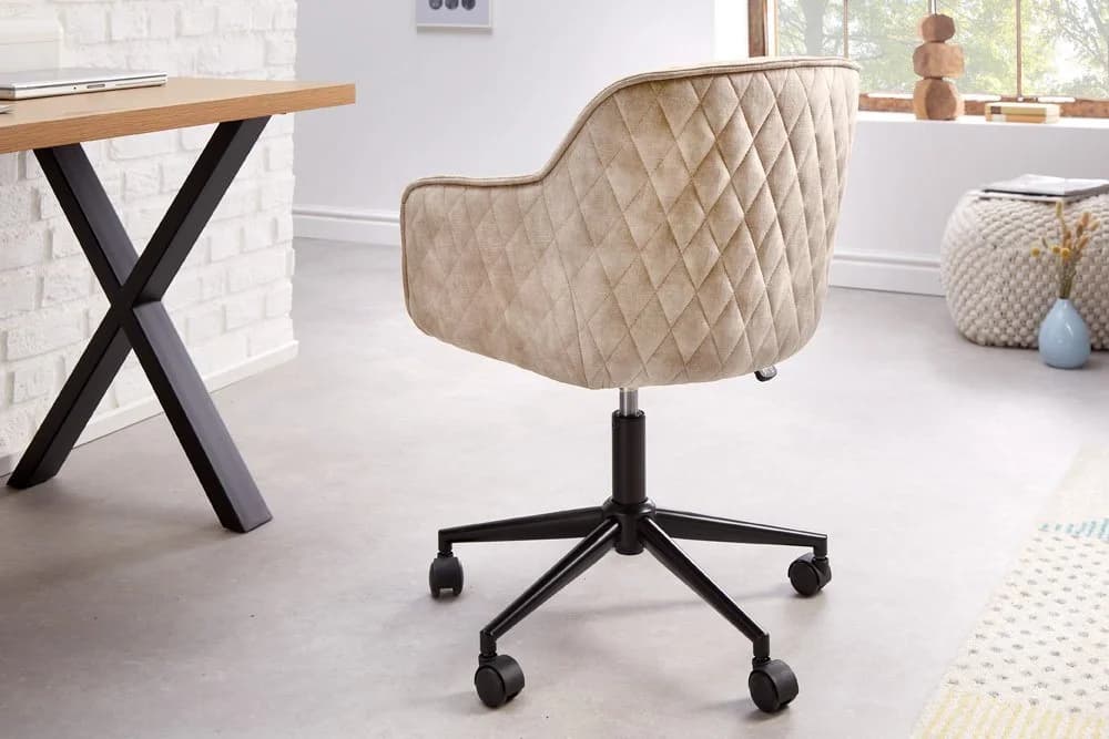 riess-ambiente Drehstuhl EUPHORIA Samt höhenverstellbar mit Armlehne - Bild 3