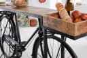 riess-ambiente Konsolentisch BICYCLE 195cm Fahrrad-Gestell Mangoholz Bild 5