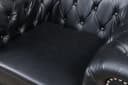 riess-ambiente Chesterfield-Sessel 110cm Matt Schwarz Kunstleder Bild 4