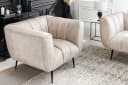 riess-ambiente Sessel NOBLESSE 105cm Champagner Retro Bild 1