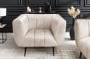 riess-ambiente Sessel NOBLESSE 105cm Champagner Retro Bild 3