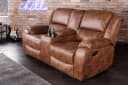 riess-ambiente TV-Sessel HOLLYWOOD antik braun 2-Sitzer Relax Bild 4