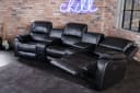 riess-ambiente TV-Sessel HOLLYWOOD Schwarz 3-Sitzer Relax-Funktion Bild 4