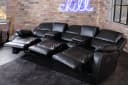 riess-ambiente TV-Sessel HOLLYWOOD Schwarz 3-Sitzer Relax-Funktion Bild 5