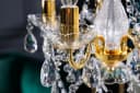 riess-ambiente Kronleuchter DIAMONDS S 40cm Gold Barock Acryl Bild 5