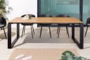 riess-ambiente Gartentisch FLOATING 210cm Natur/Schwarz WPC Aluminium Bild 3