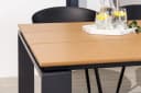 riess-ambiente Gartentisch FLOATING 210cm Natur/Schwarz WPC Aluminium Bild 4