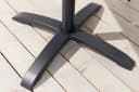 riess-ambiente Gartentisch DESIGNO 70cm Schwarz/Grau WPC Aluminium Bild 5