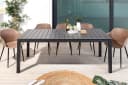 riess-ambiente Gartentisch DESIGNO Grau Aluminium Ausziehbar Bild 1