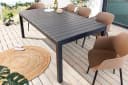 riess-ambiente Gartentisch DESIGNO Grau Aluminium Ausziehbar Bild 4