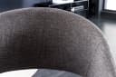 riess-ambiente Stuhl NORDIC STAR Grau Strukturstoff Massivholz Armlehne Bild 5