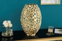 riess-ambiente Dekovase ABSTRACT LEAF 50cm Gold Handmade Metall Bild 1