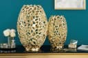 riess-ambiente Dekovase ABSTRACT LEAF 50cm Gold Handmade Metall Bild 4