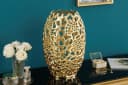 riess-ambiente Dekovase ABSTRACT LEAF 40cm Gold Metall Bild 1