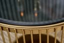 riess-ambiente Beistelltisch VARIATION Ø50cm Gold/Schwarz Glas Metall Bild 4