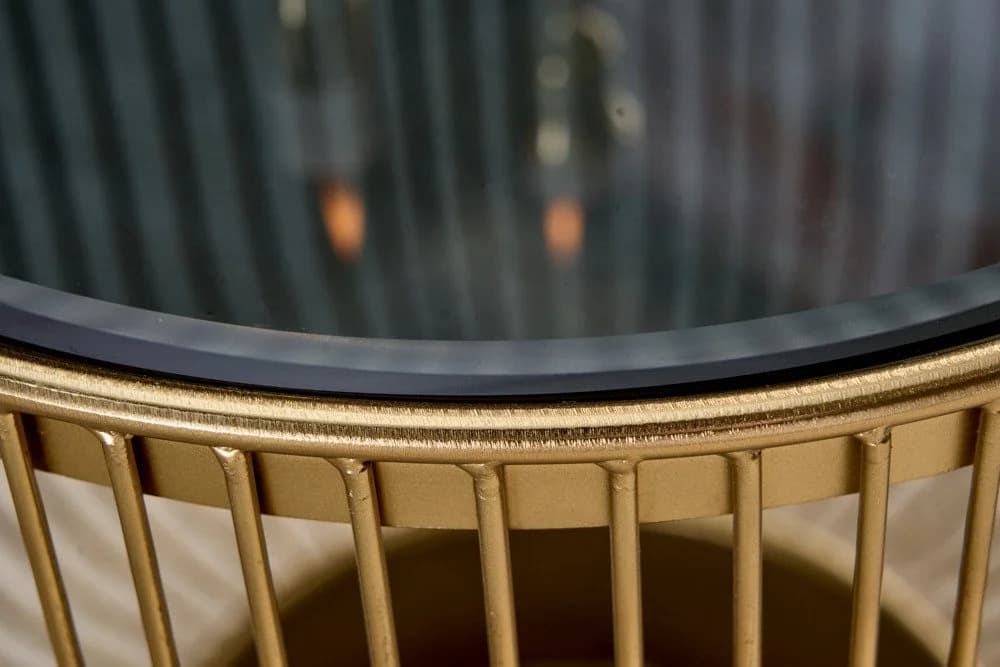 riess-ambiente Couchtisch VARIATION Gold Schwarz Glas - Bild 4