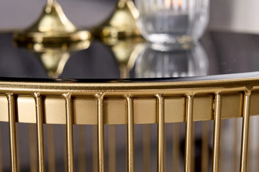 riess-ambiente Couchtisch VARIATION Gold Schwarz Glas - Bild 5