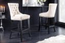 riess-ambiente Barhocker CASTLE Beige Schwarz Landhausstil Bild 3