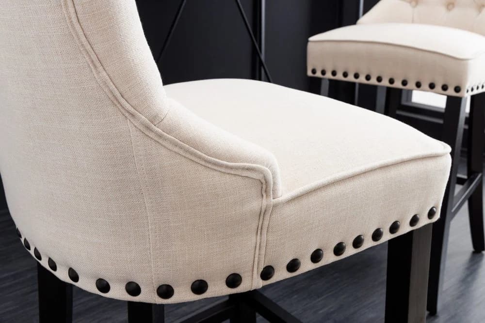 riess-ambiente Barhocker CASTLE Beige Schwarz Landhausstil - Bild 5