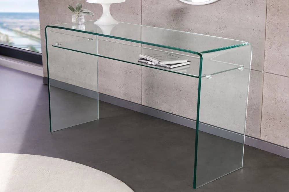 riess-ambiente Konsolentisch FANTOME 100cm Glas Transparent - Bild 2